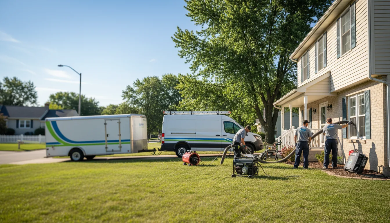 Flooded Basement Restoration And Cleanup With Repair in Angelica, NY near me